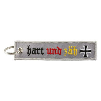 Schlüsselanhänger Textil Hart und Zäh