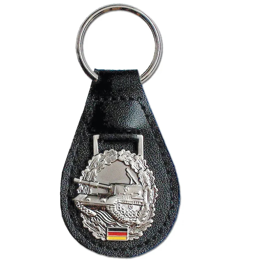 Schlüsselanhänger mit Barettabz.