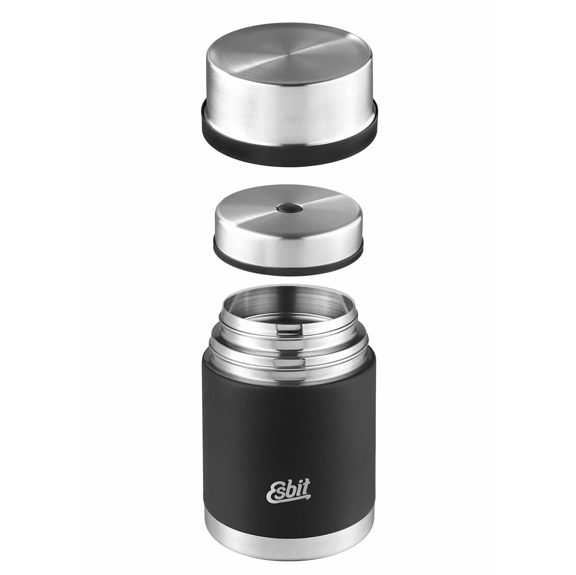 Esbit Esbit Thermobehälter Sculptor Edelstahl 1 L schwarz - ASMC