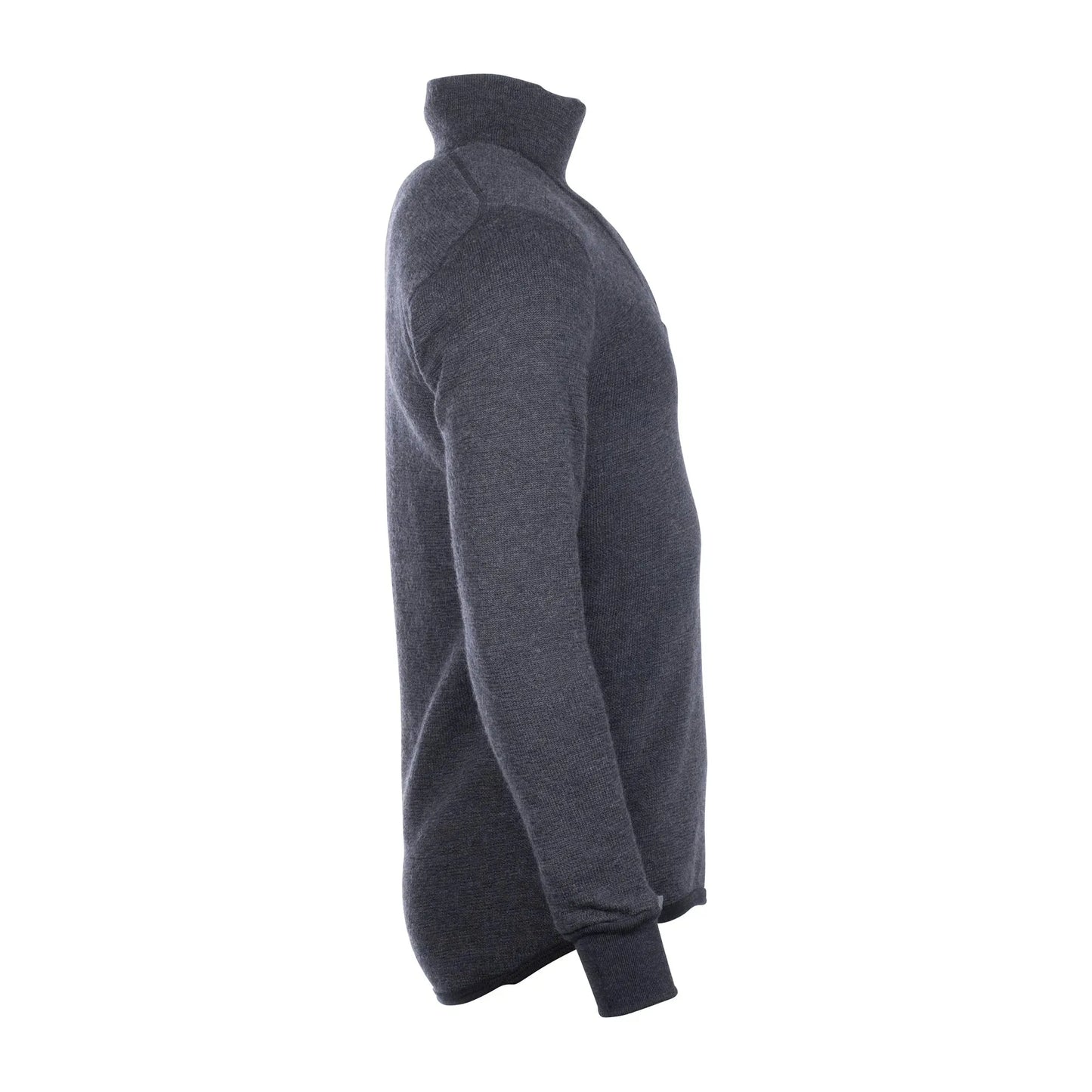 Woolpower Woolpower Longsleeve Zip Turtleneck Protection 400 anthrazit - ASMC