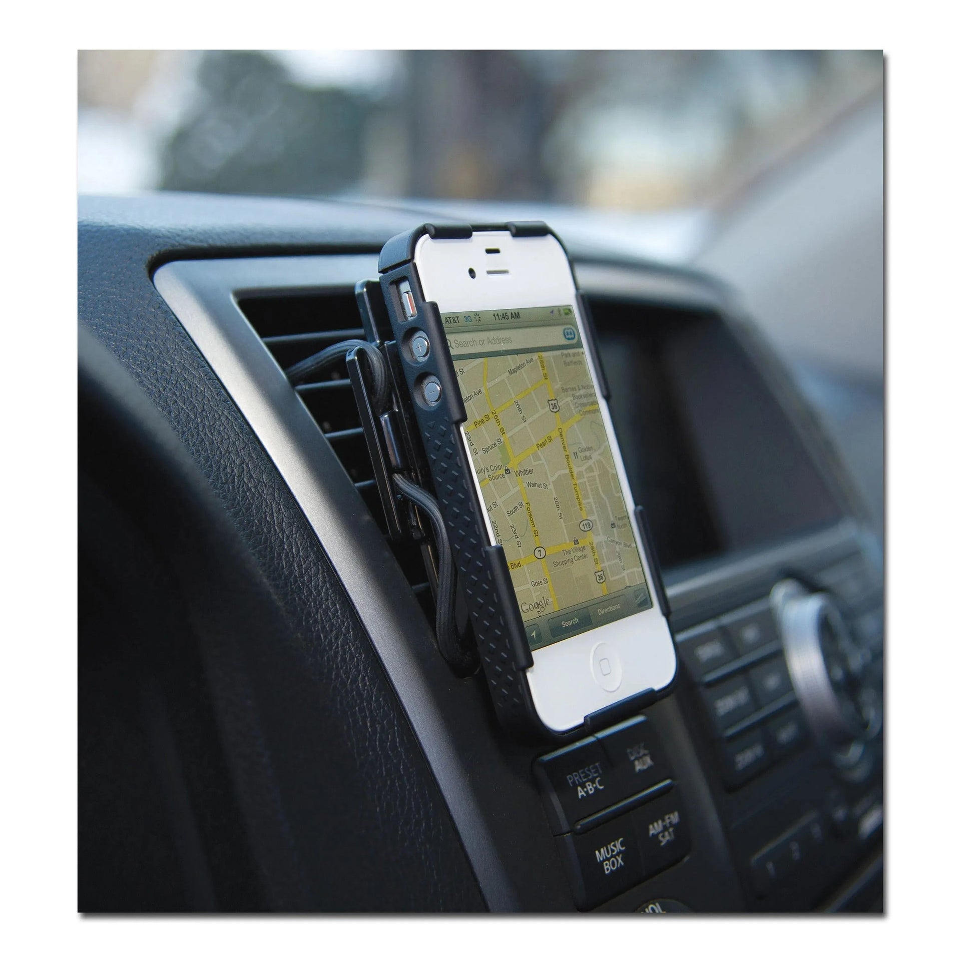 Kombipaket  Connect Cradle iPhone 4/4S schwarz