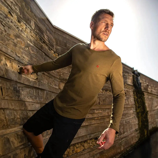 hanta-sweatshirt-classic-mit-u-boot-ausschnitt-oliv-ansicht-2