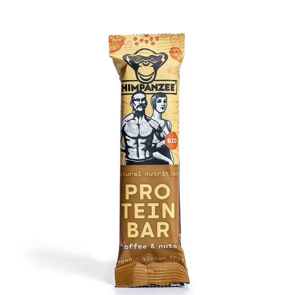 Chimpanzee Riegel Bio Protein Bar Kaffee Nüsse - ASMC