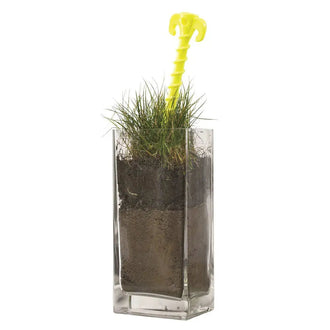 Plastikschraubstöpsel 25 cm 6er Pack luminous green