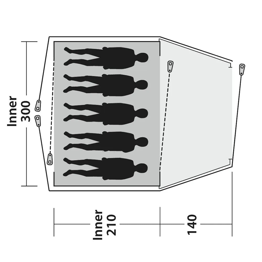 Outwell Zelt Cloud 5 - ASMC