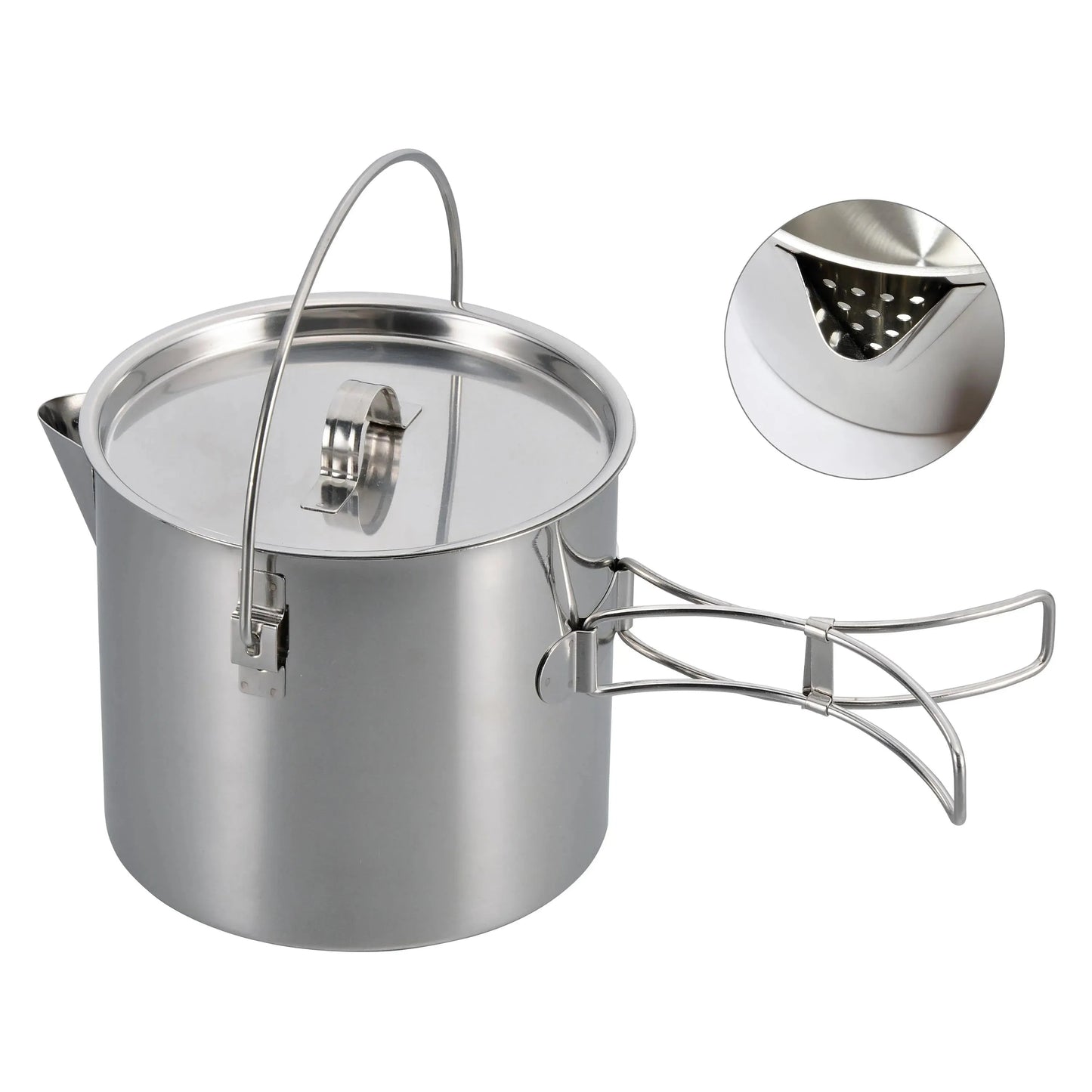 Topf Multitopf Edelstahl 1.4 L