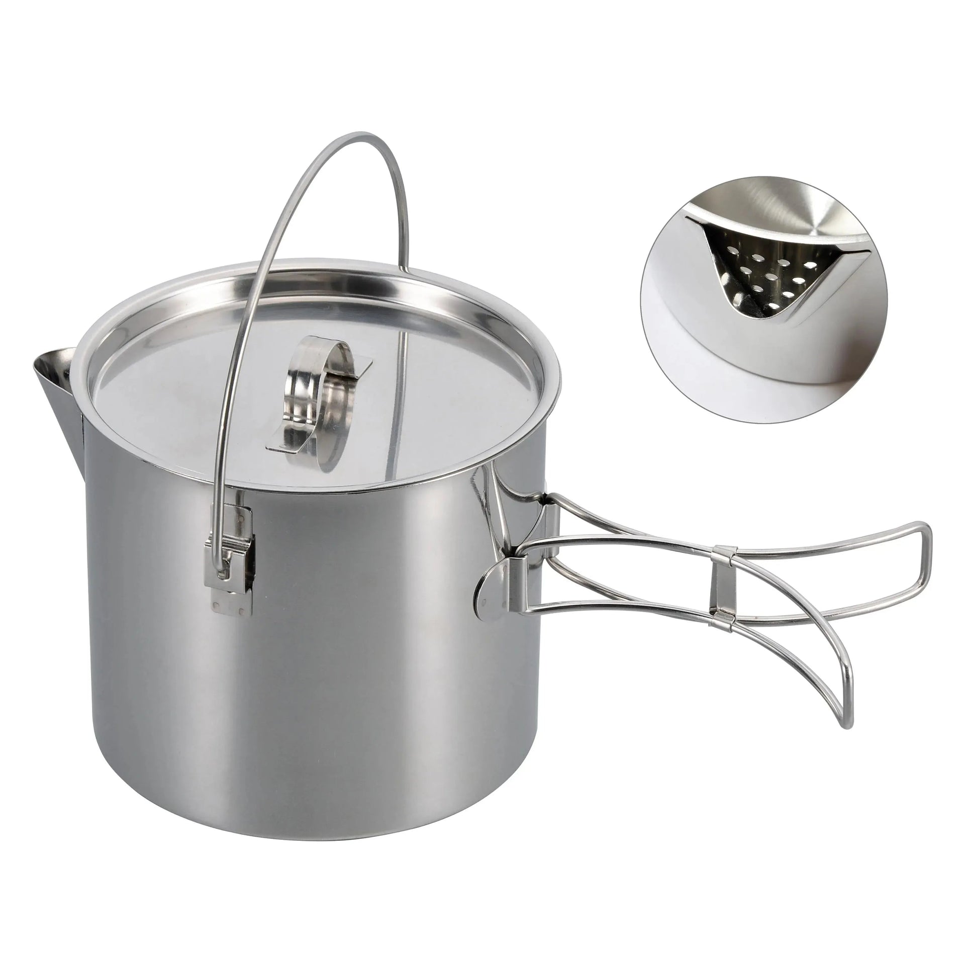 Topf Multitopf Edelstahl 1.4 L