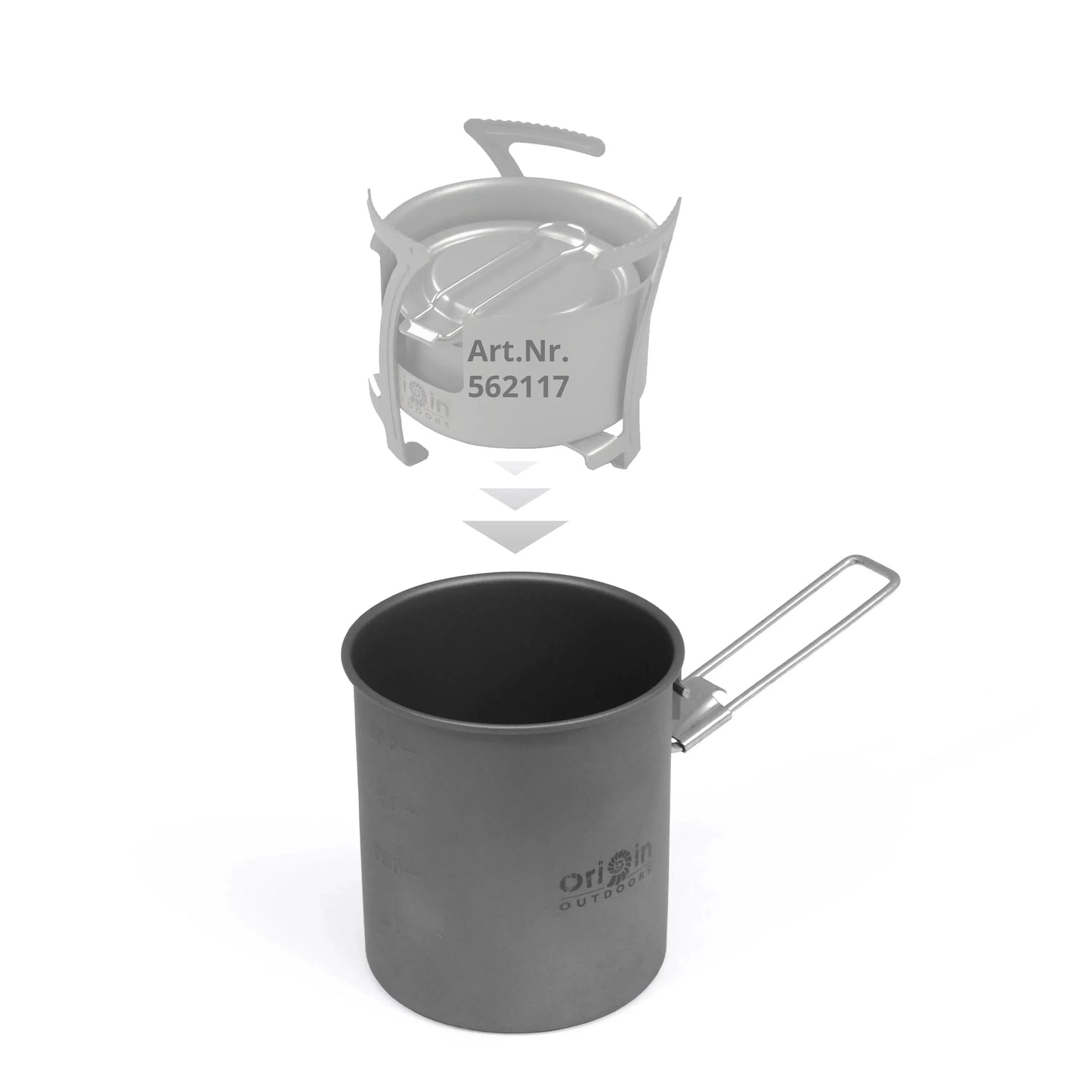 Topf Camping Titan 750 ml