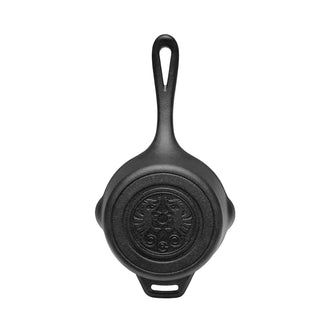 Petromax Kasserolle kr1 Gusseisen mit Deckel schwarz