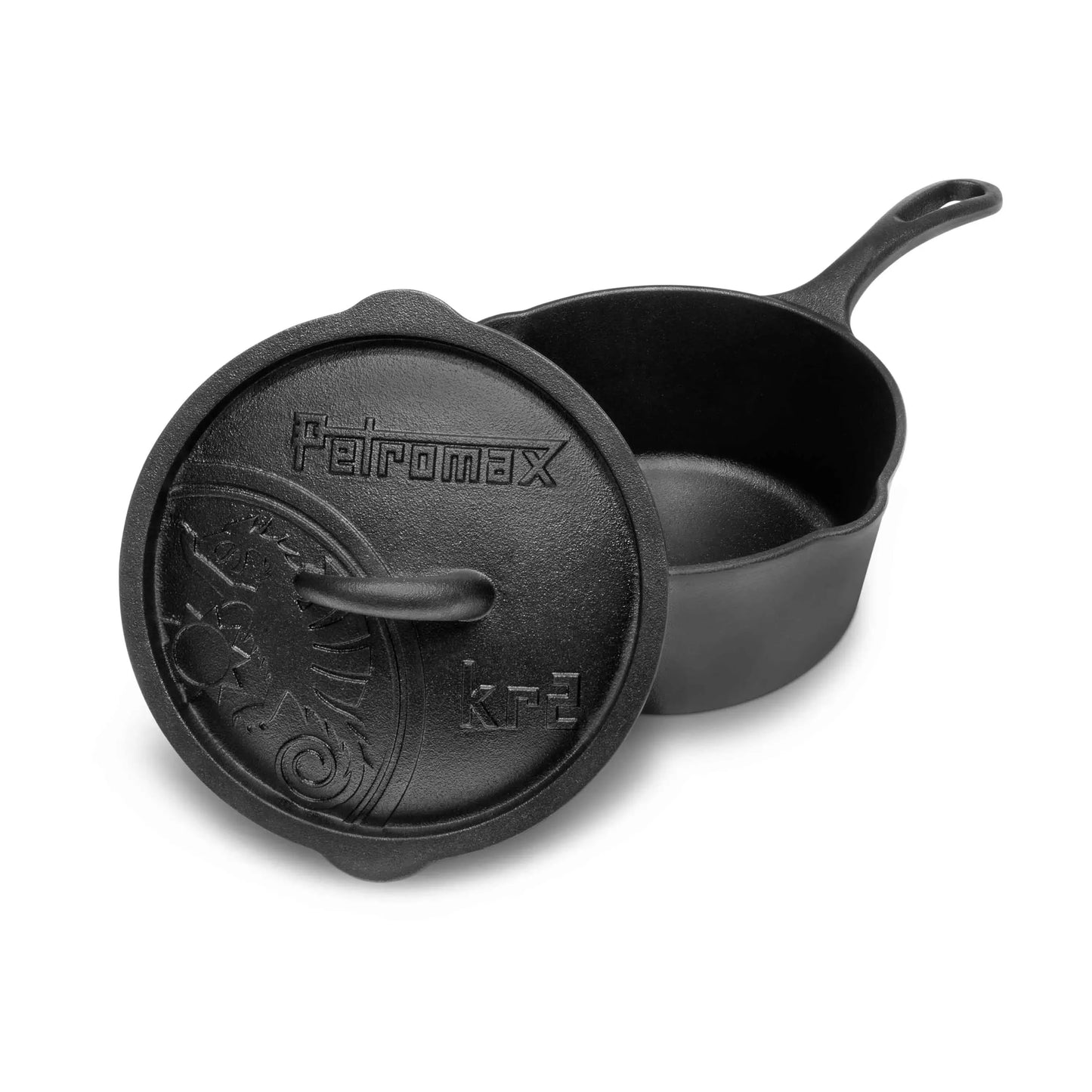 Petromax Petromax Kasserolle kr2 Gusseisen mit Deckel schwarz - ASMC