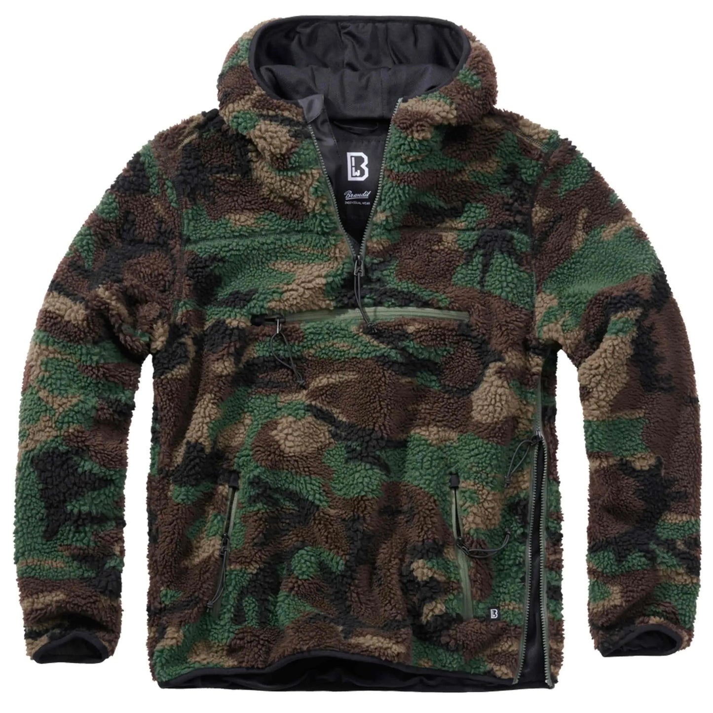 Brandit Brandit Pullover Teddyfleece Worker woodland - ASMC