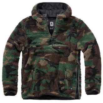 Pullover Teddyfleece Worker woodland