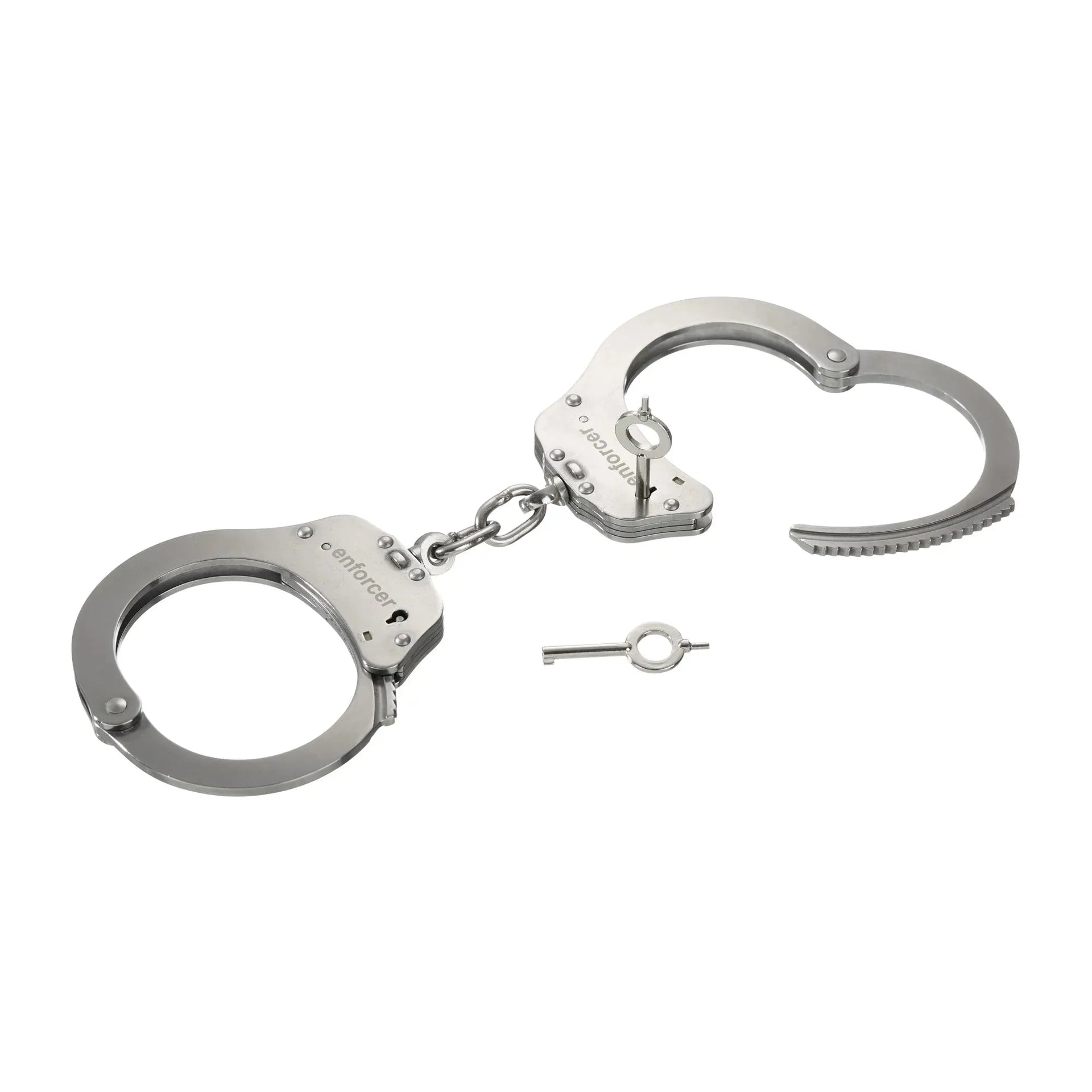 Enforcer Handschellen Oversized mit Kette Edelstahl - ASMC