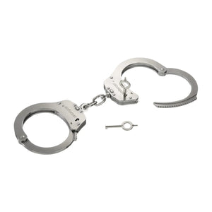 Enforcer Handschellen Oversized mit Kette Edelstahl - ASMC