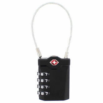 Gepäckschloss Stahlseil Zahlencode