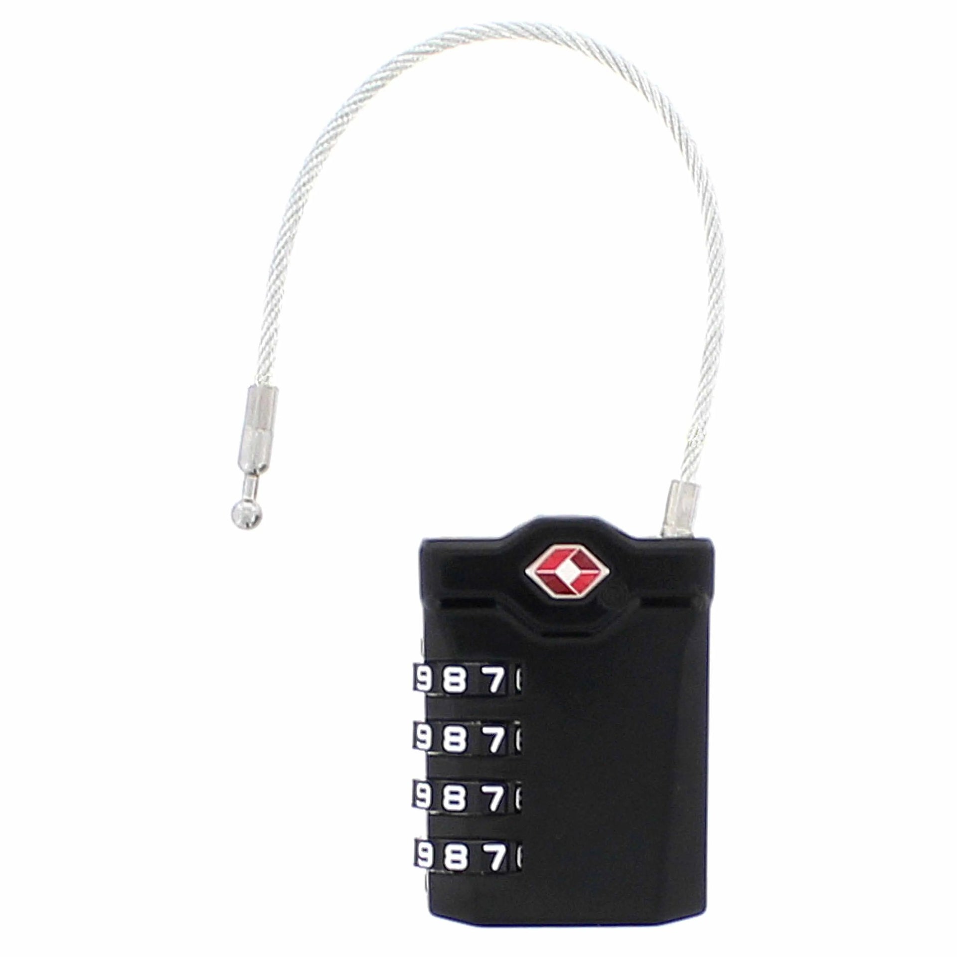 Gepäckschloss Stahlseil Zahlencode