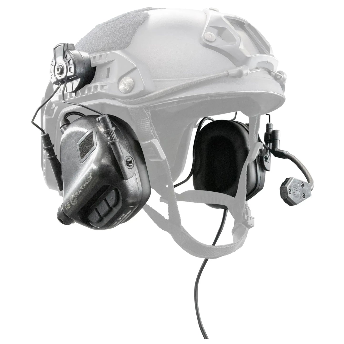 EARMOR Aktivgehörschutz M32 für FAST Helme NRR22 - ASMC
