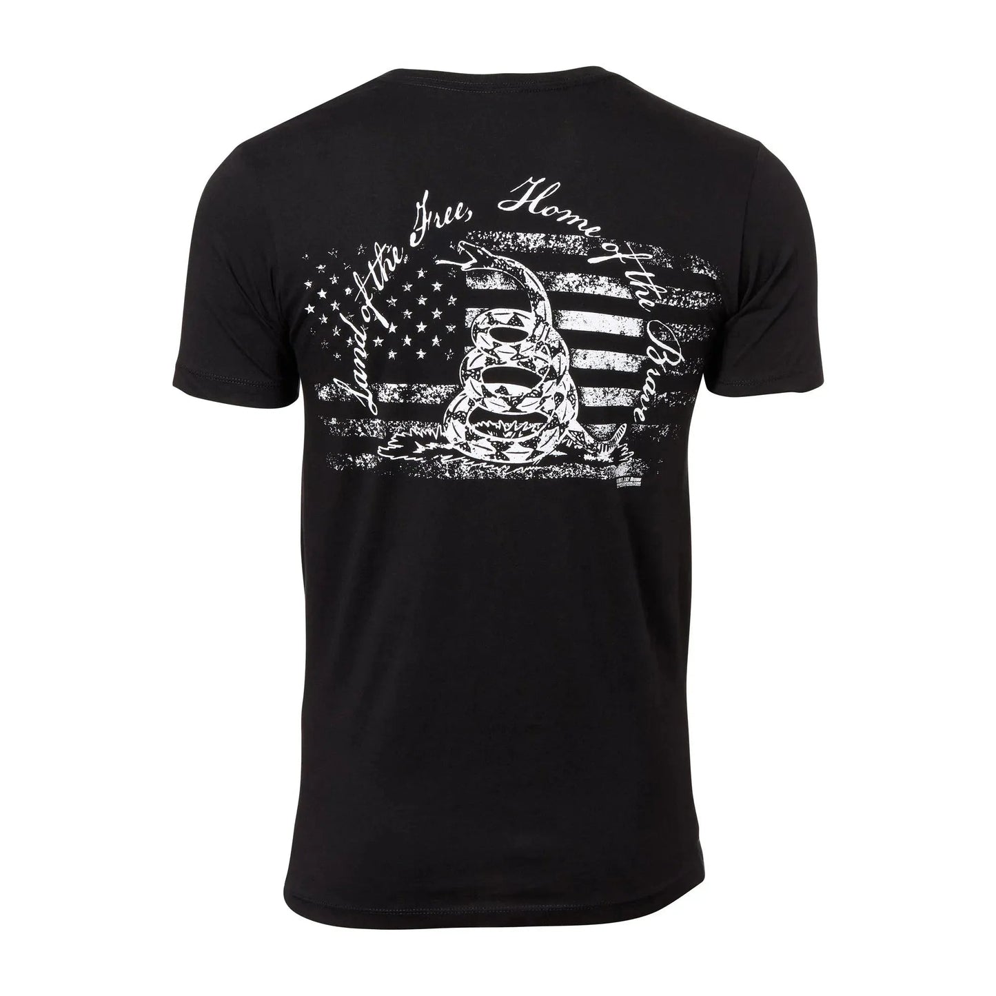 T-Shirt Land of the Free schwarz