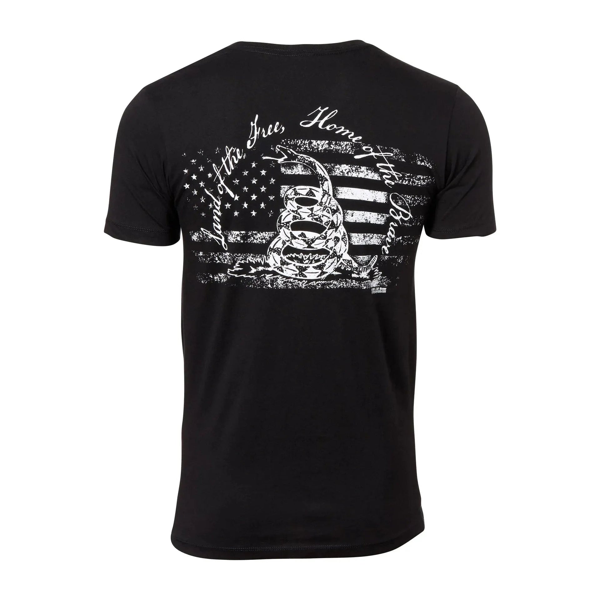 T-Shirt Land of the Free schwarz