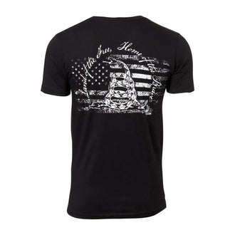 T-Shirt Land of the Free schwarz