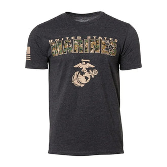 T-Shirt USMC Marpat Camo Text