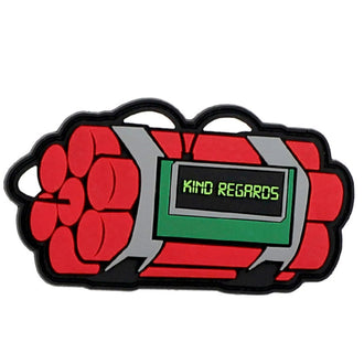 3D Patch PVC Kind Regards rot