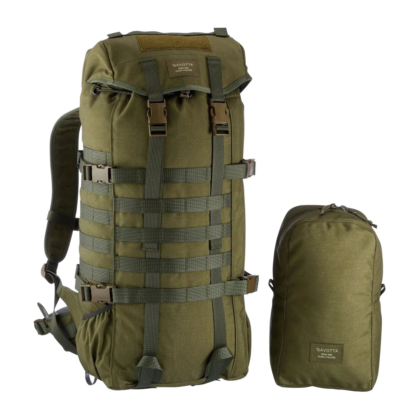 Savotta Set Savotta Jääkäri M + Vertical Pouch L - ASMC