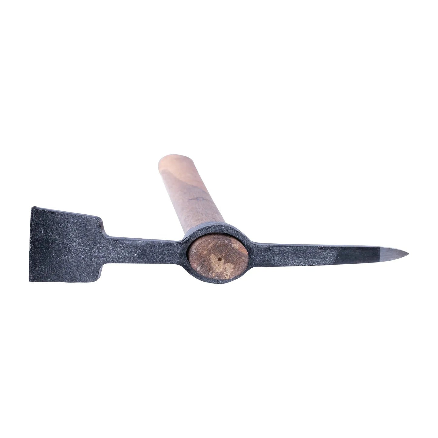 Schweizer Pionierpickel mit Holzstiel