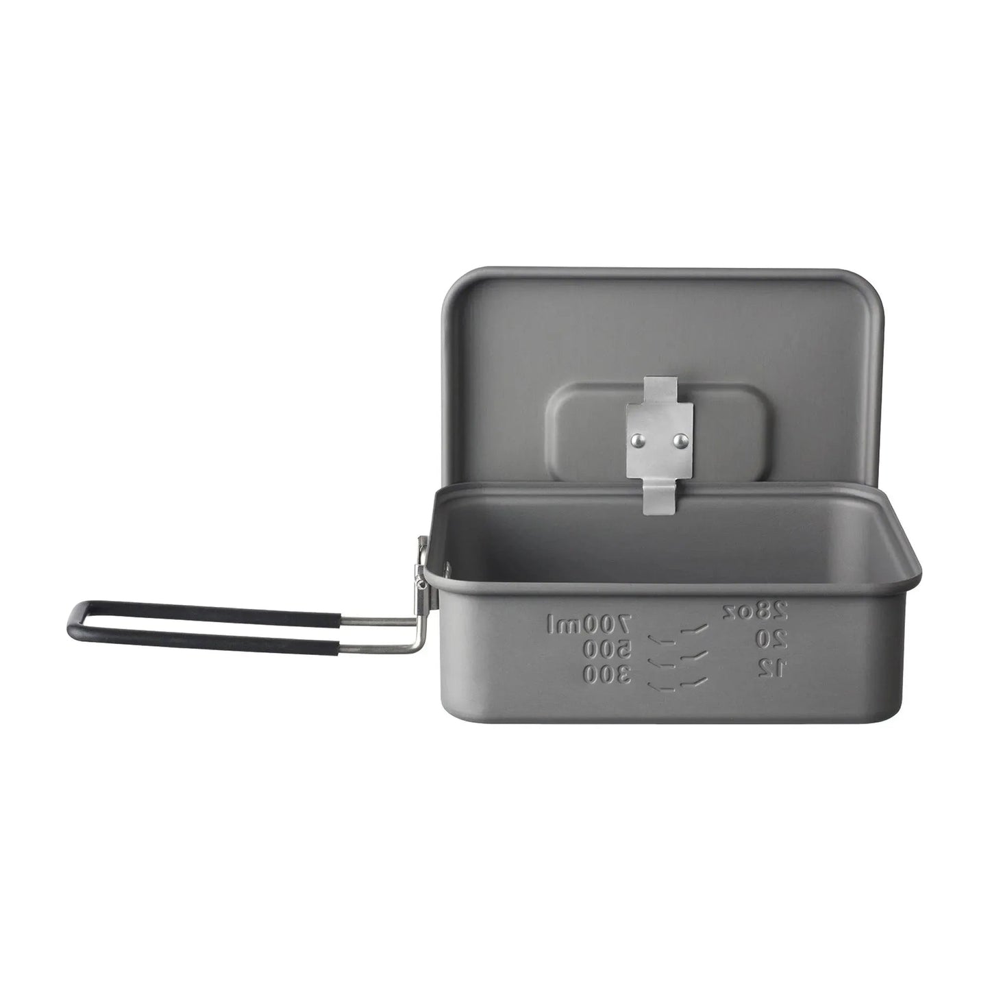 Topf Outdoor Aluminium eckig 1.2 L