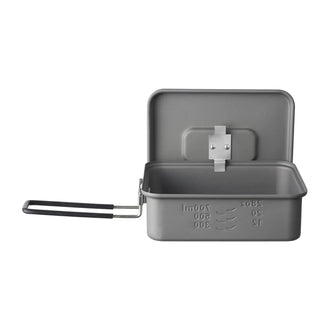 Topf Outdoor Aluminium eckig 1.2 L