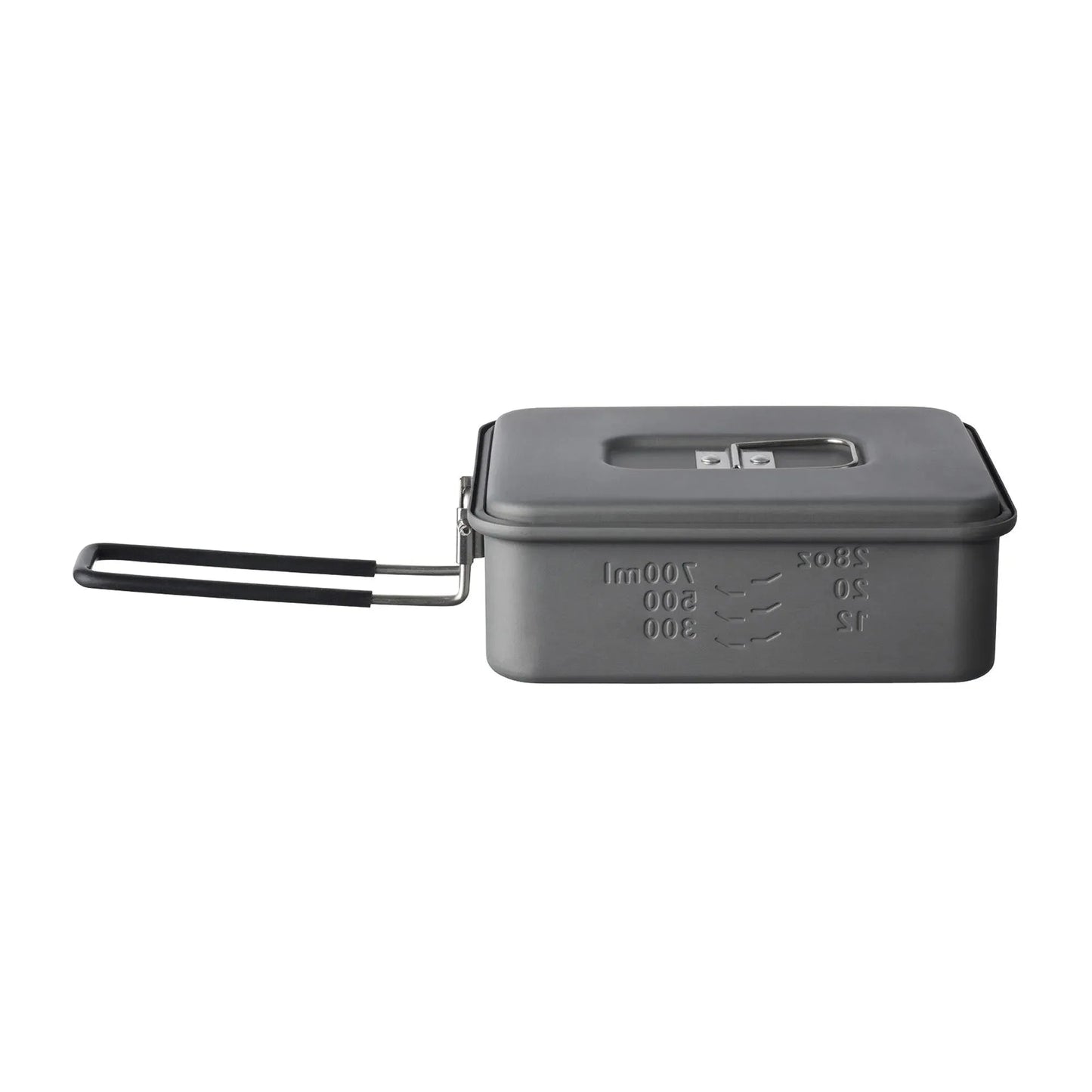 Topf Outdoor Aluminium eckig 1.2 L