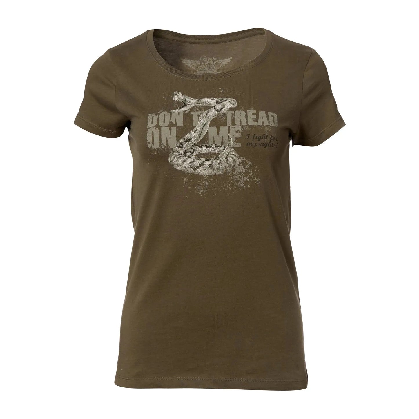 T-Shirt Don‘t tread on me army Frauen