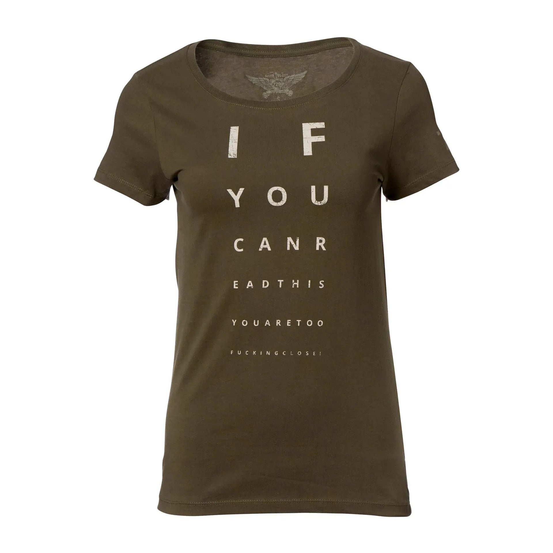 720gear 720gear T-Shirt If you can read this army Frauen - ASMC