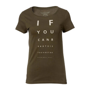 720gear 720gear T-Shirt If you can read this army Frauen - ASMC