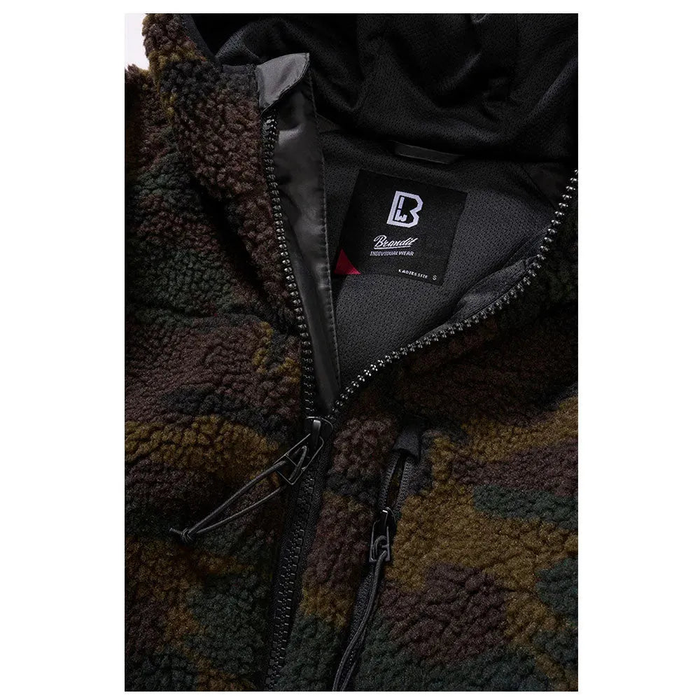 Jacke Teddyfleecejacket Hood Frauen