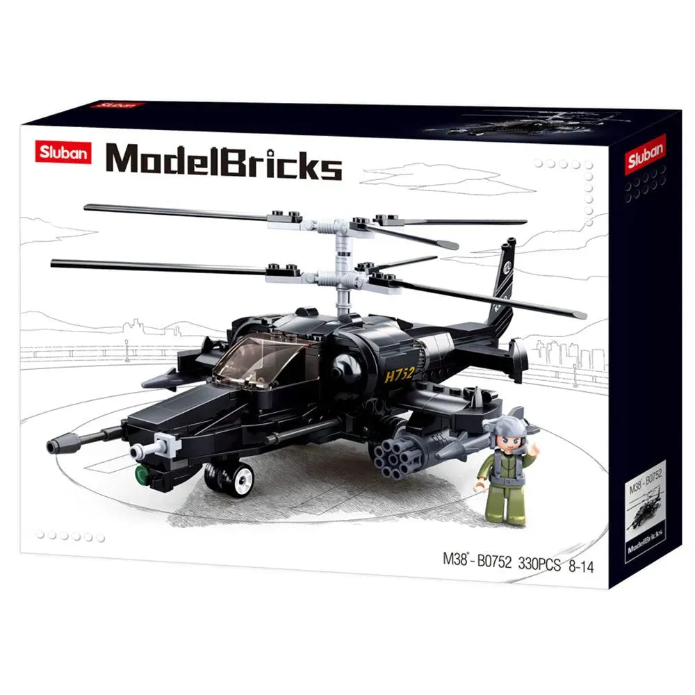 Bausteinset Combat Helicopter M38-B0752