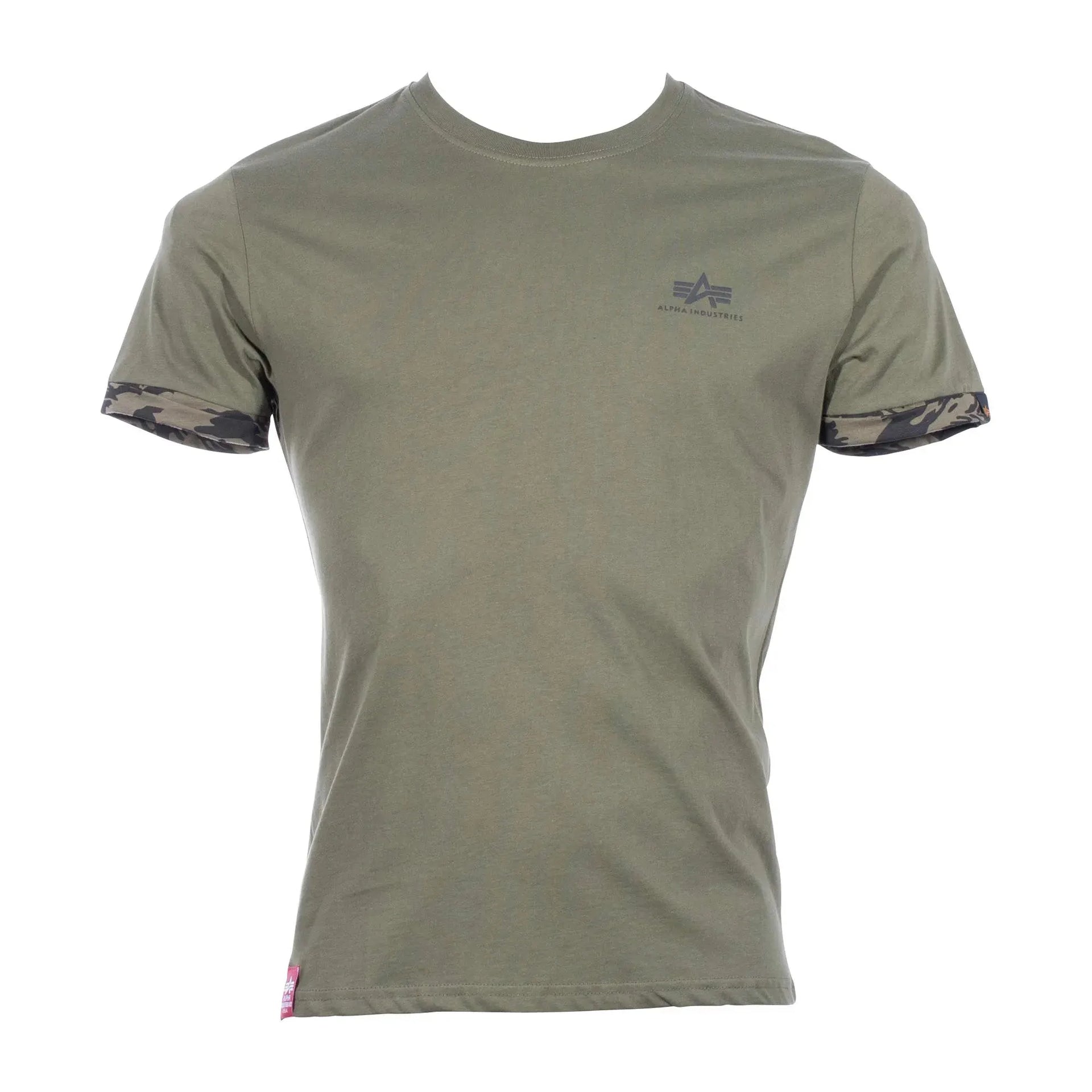 Alpha Industries T-Shirt Roll-Up Sleeve - ASMC
