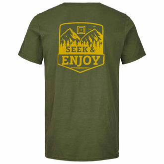 T-Shirt Seek and Enjoy Frauen