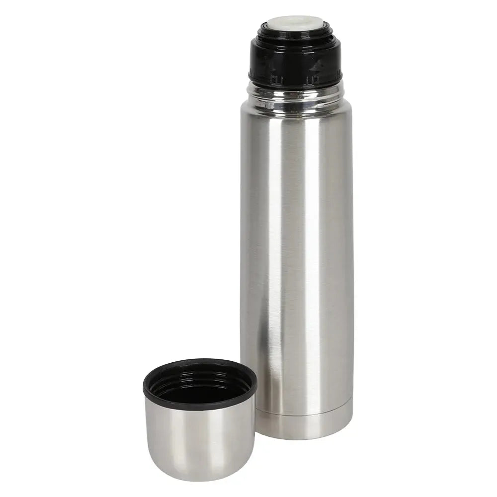 Isolierflasche Edelstahl 0.5 L silberfarben