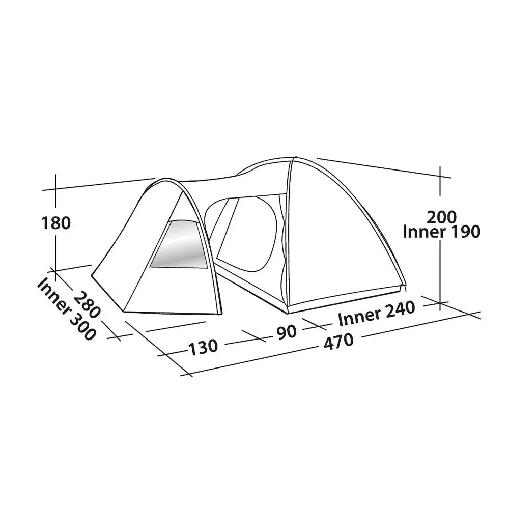 EasyCamp Kuppelzelt Eclipse 500 - ASMC