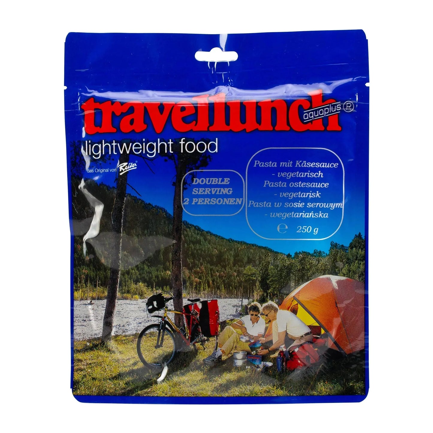 Travellunch Pasta mit Käsesauce vegetarisch 2er Packung - ASMC