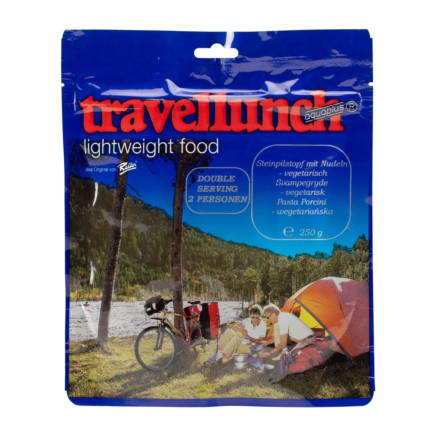 Travellunch Steinpilztopf mit Nudeln vegetarisch 2er Packung - ASMC
