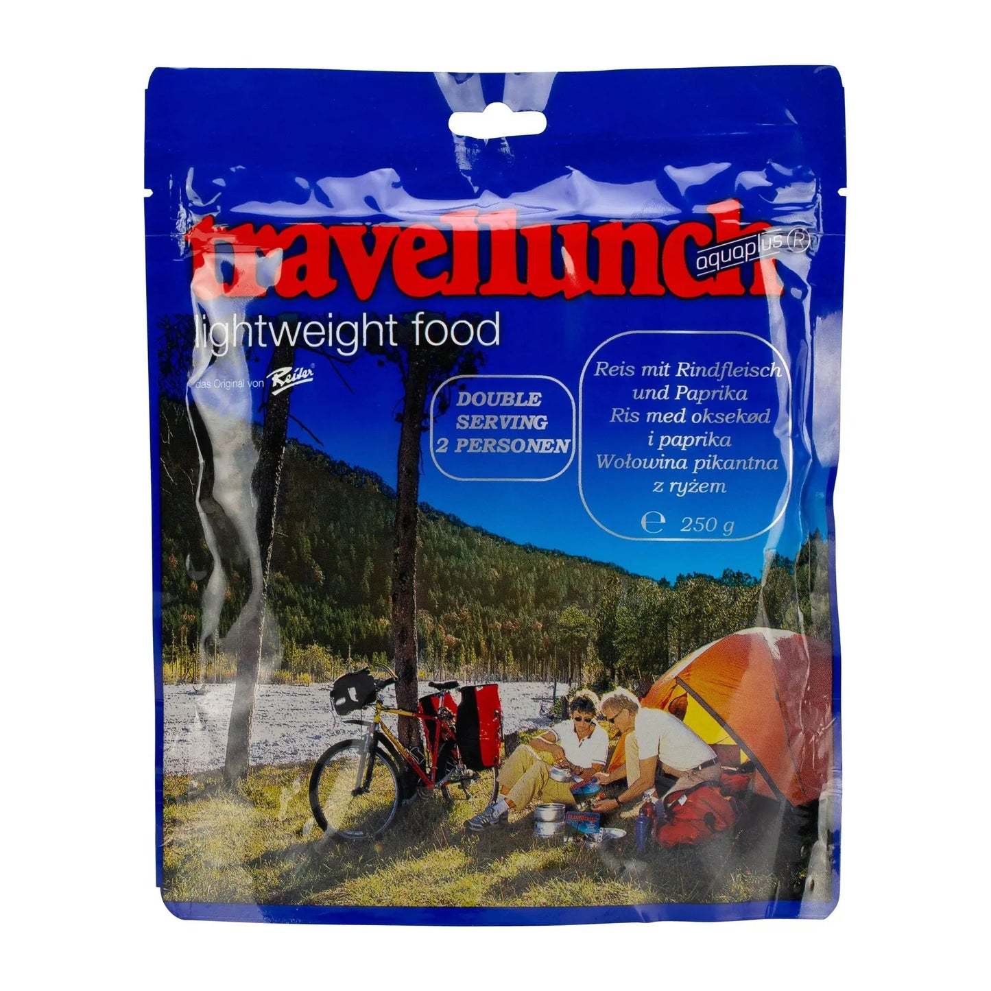 Travellunch Reis mit Rindfleisch und Paprika 2er Packung - ASMC