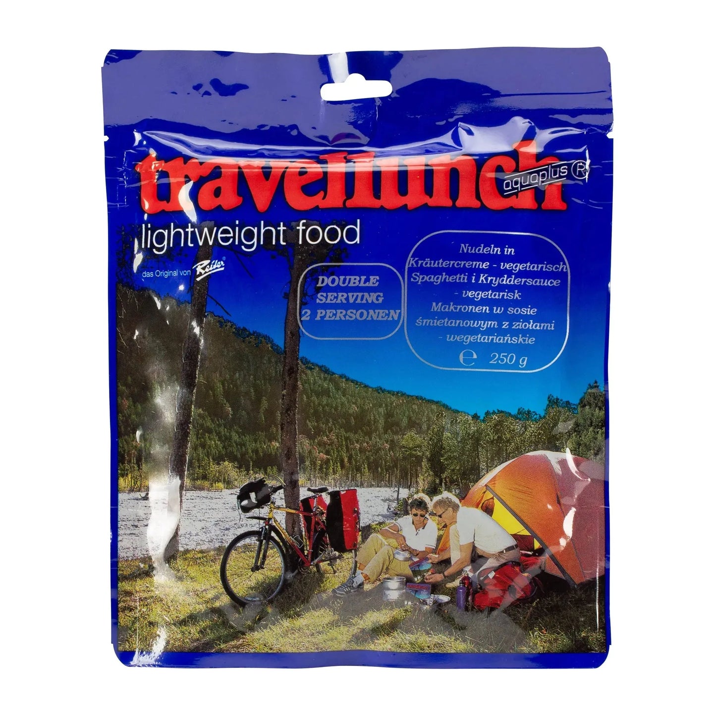 Travellunch Nudeln in Kräutercreme vegetarisch 2er Packung - ASMC