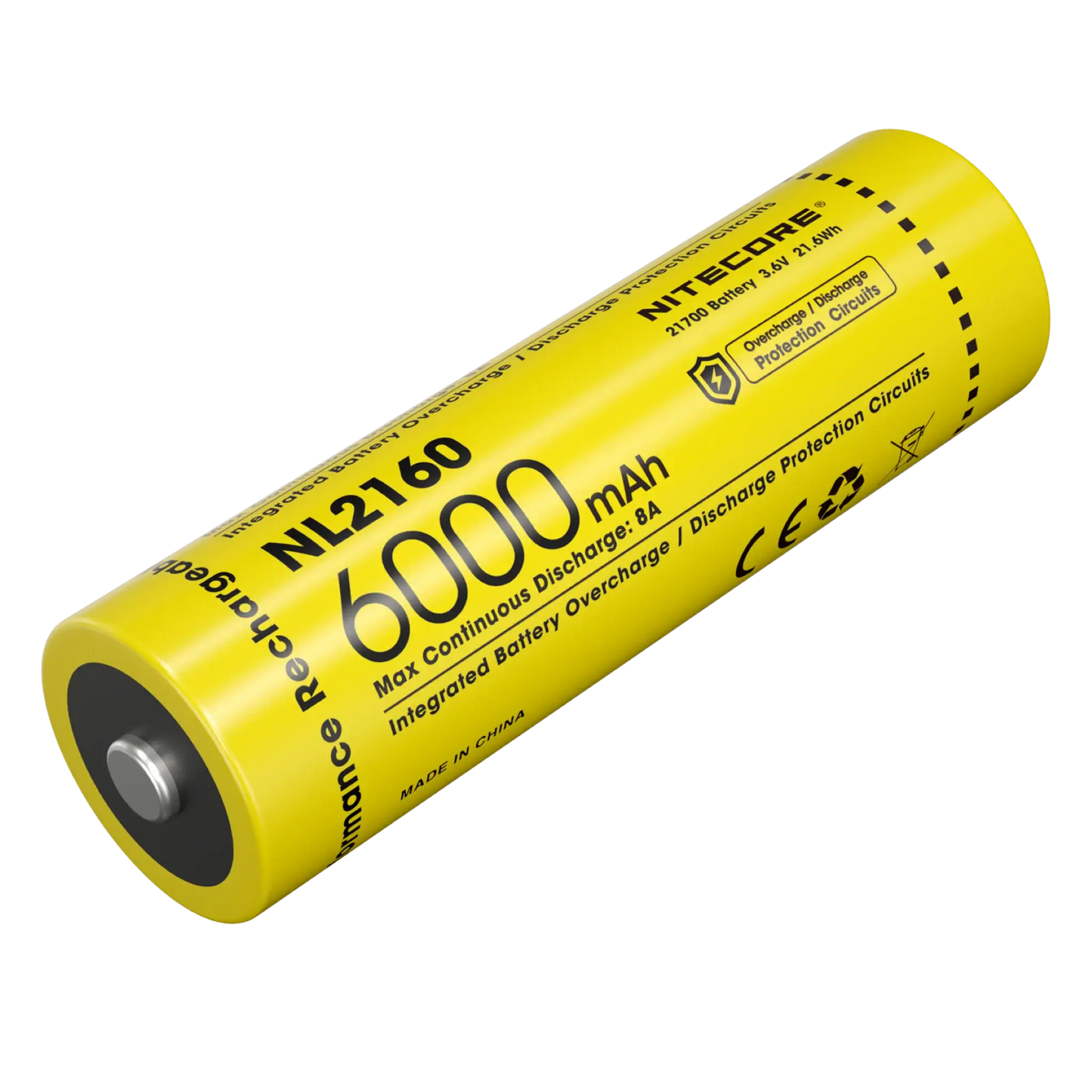 Nitecore Li-Ion Akku Typ 21700 6000mAh NL2160 - ASMC