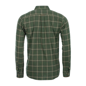 Hemd Prestwick Exclusiv mossgreen dark brown