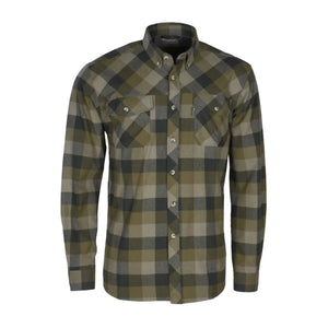 Pinewood Pinewood Hemd Lumbo oliv suede brown - ASMC