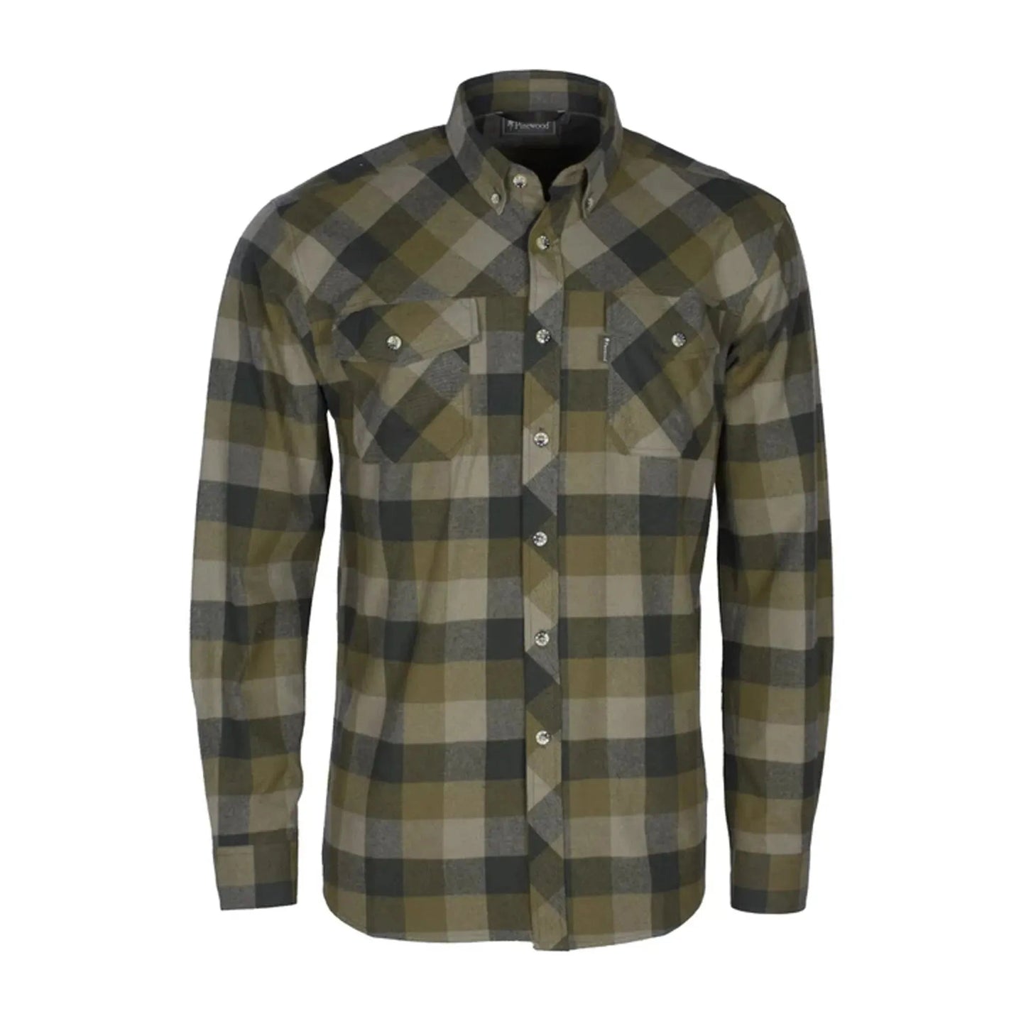 Hemd Lumbo oliv suede brown