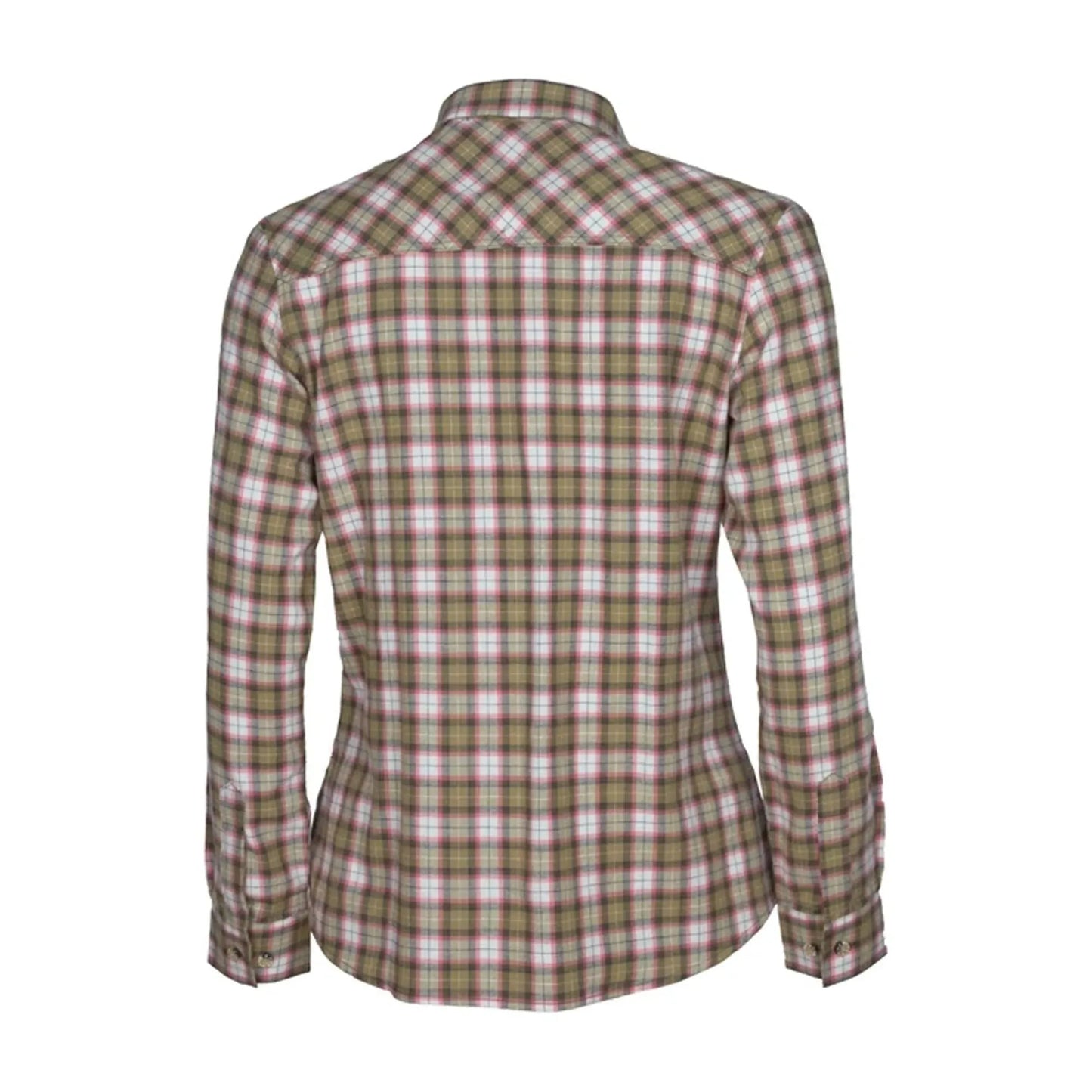 Flanellbluse Felicia grün weiß Frauen