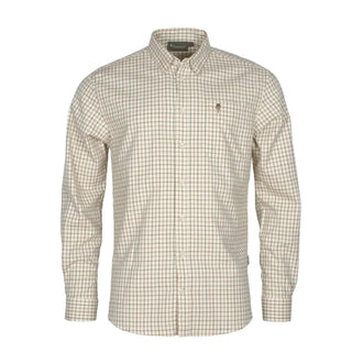 Langarmhemd Nydala Grouse offwhite grün
